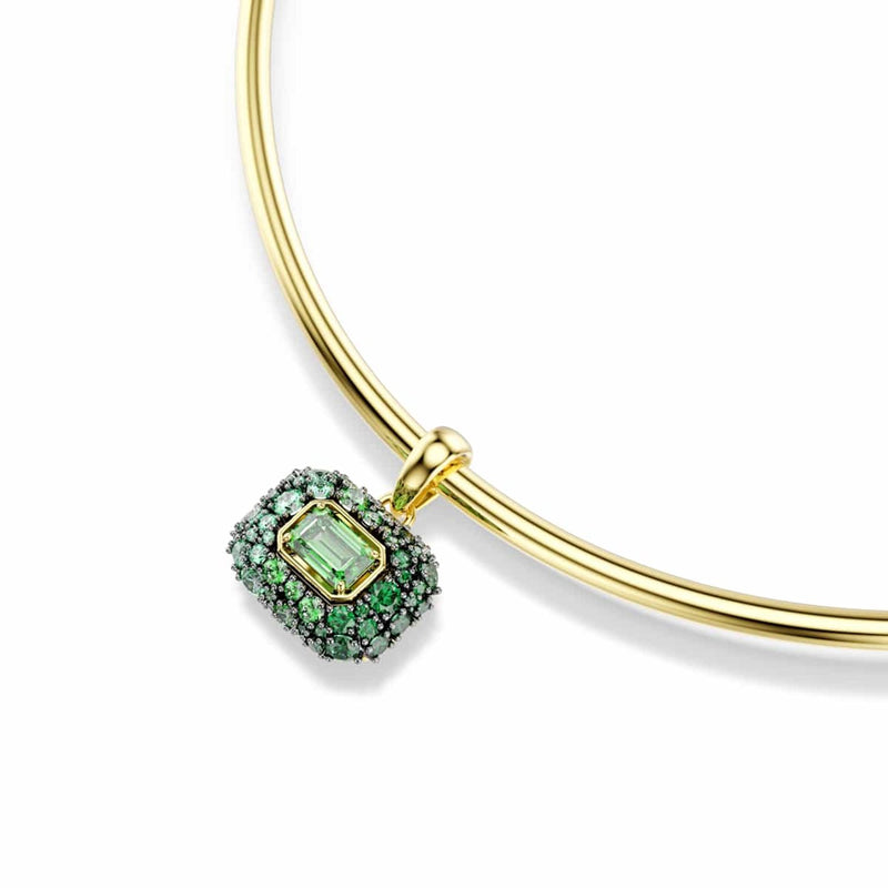 Swarovski Sublima Glam Gouden Choker met Groene Accenten 5760763-zoom-