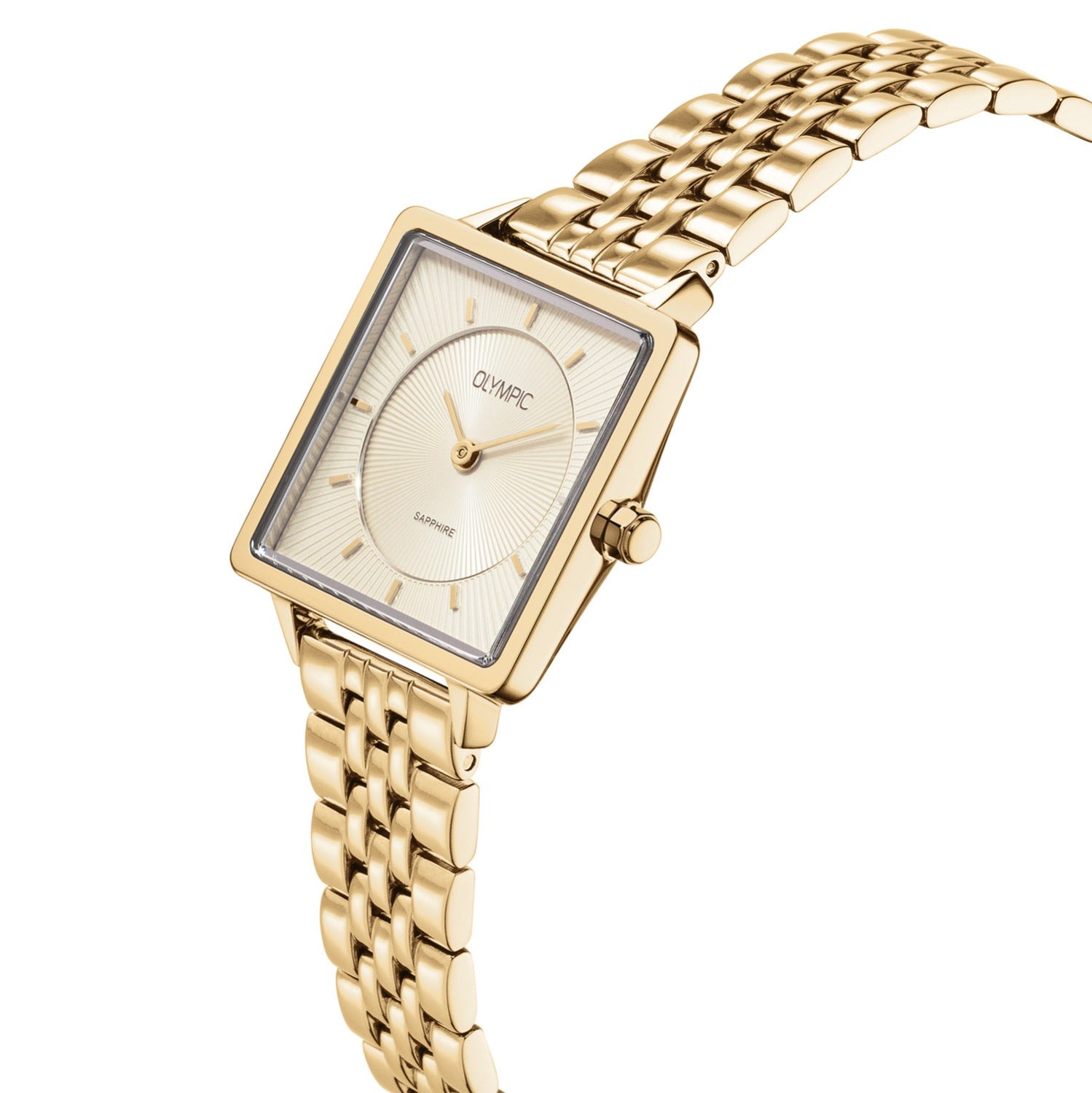 Olympic Gold and Cream Women's Watch OL1DDD001