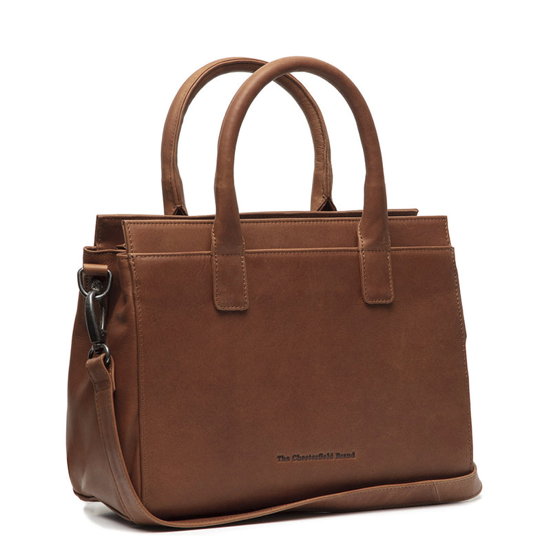 The Chesterfield Brand Garda Cognac Leather Handbag C48.127431-zoom-