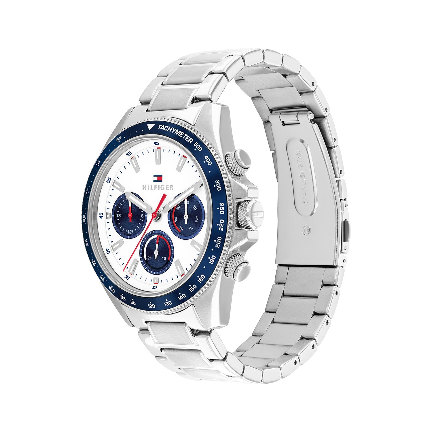 Tommy Hilfiger Clark Wit Heren Horloge 2002-TH1792238