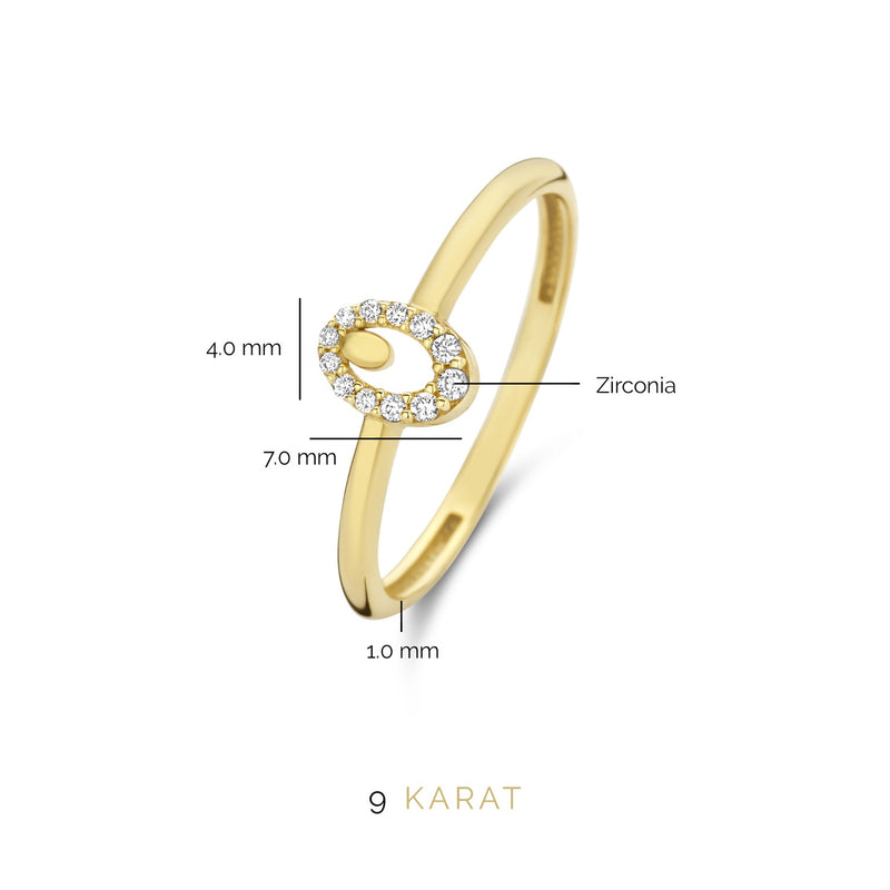 Beloro Jewels Monte Napoleone Leontina 9 karaat ring BO330004-54-zoom-