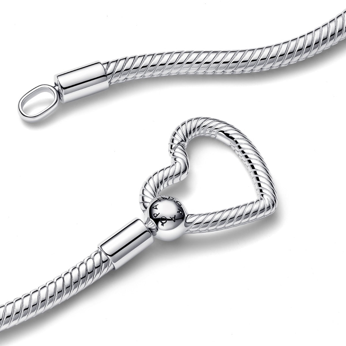 Pandora Moments 925 Sterling Silver Necklace 393377C00-45