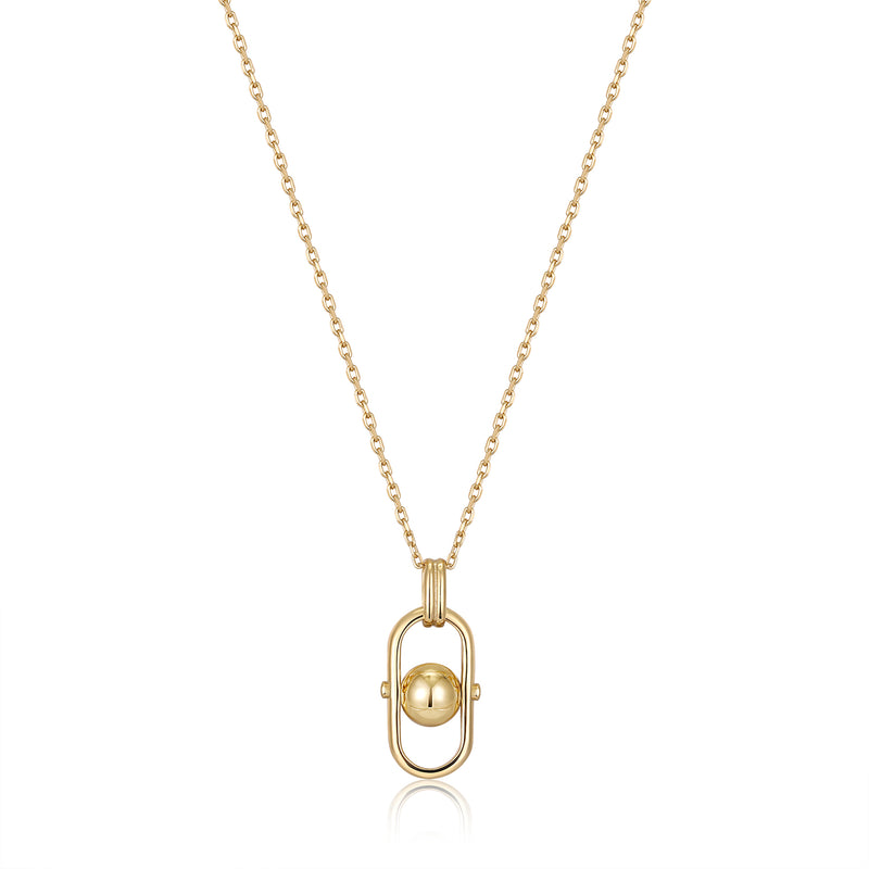 Ania Haie Spaced Out 925 Sterling Zilveren Ketting 2002-AH-N045-03G-zoom-