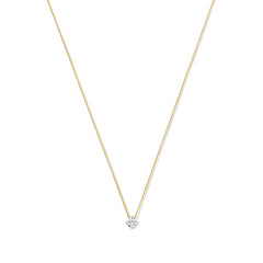 Beloro Jewels Regalo d'Amore 9 karat gold necklace and bracelet gift set with zirconia stones BO90048