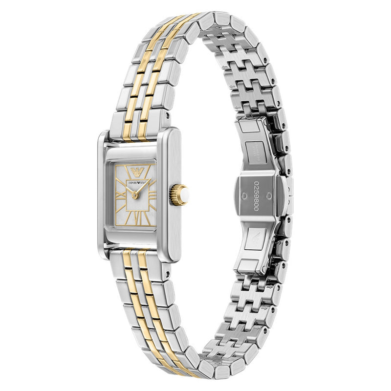 Emporio Armani Square White Dial Watch AR11763-zoom-