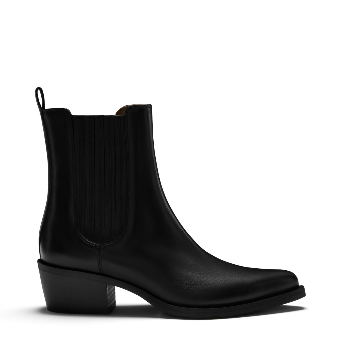 Isabel Bernard Vendôme Amandine black calfskin leather boots IB53010-001-38