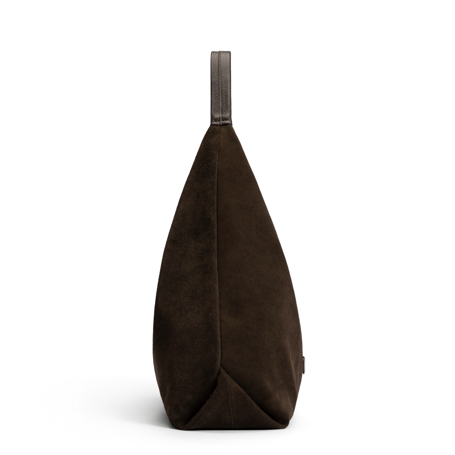 Isabel Bernard Honoré Grace dark brown suede shoulder bag IB25093-131