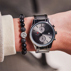 Sem Lewis 8mm Piccadilly South Kensington Armband SL220025 (Lengte: 16.50-17.50 cm)