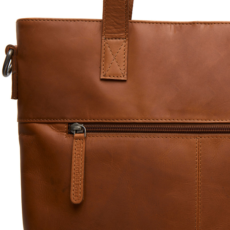 The Chesterfield Brand Wax Pull Up Nunavik Cognac Shopper C38.021431-zoom-