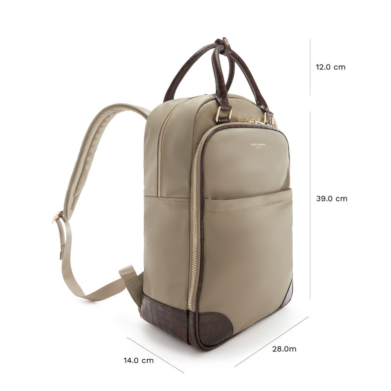 Isabel Bernard Du Louvre Cher Taupe Rugzak (13L) IB20004-978-zoom-