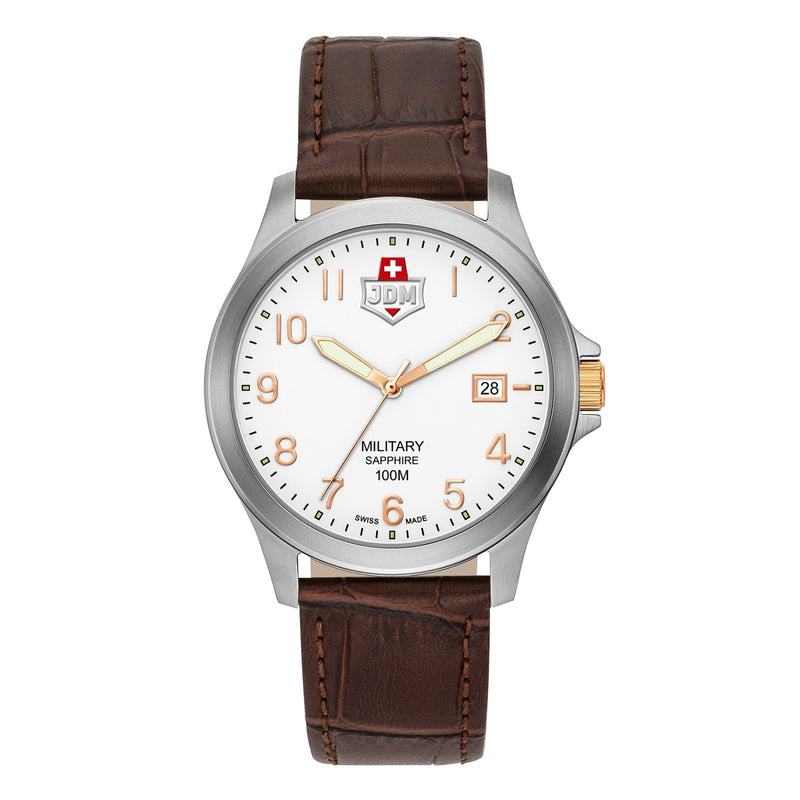 JDM Military Alpha I Wit Herenhorloge JDM-WG001-02-zoom-