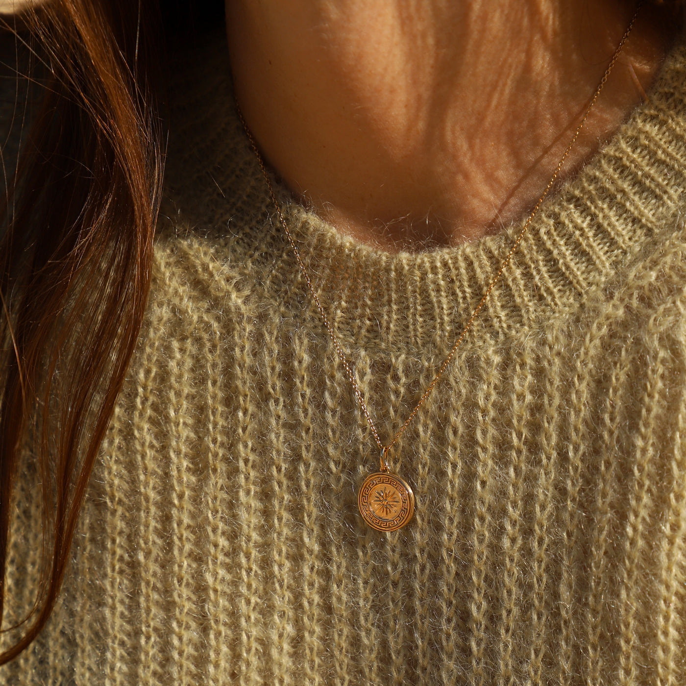 Violet Hamden Athens Agora 925 Sterling Zilveren Goudkleurige Ketting VH340001 (Lengte: 40.00-45.00 cm)