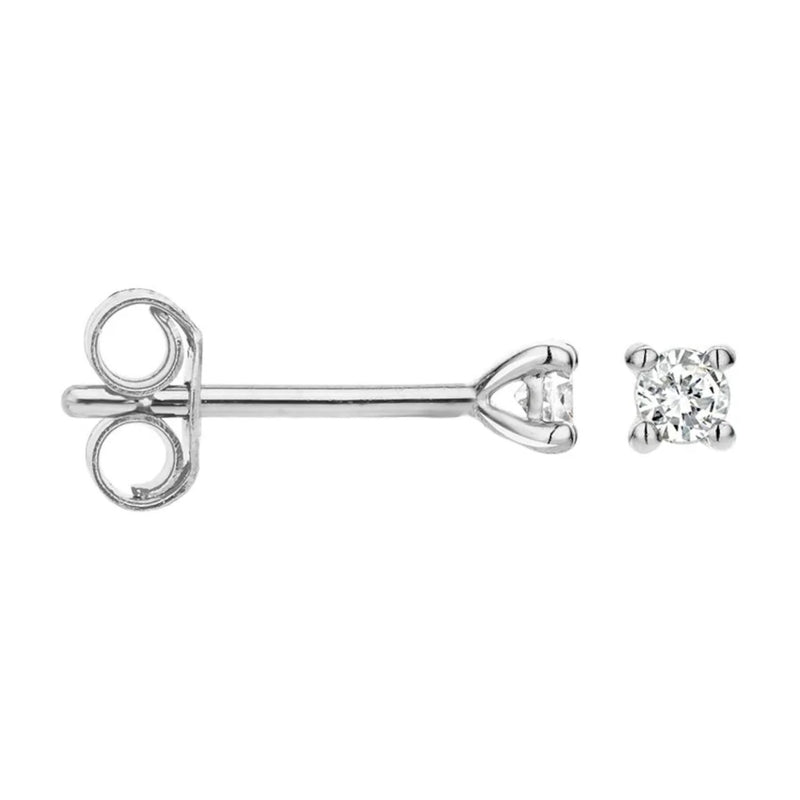 Blush Diamonds 14k Witgouden Oorknoppen Met Diamant 7601WDI-zoom-