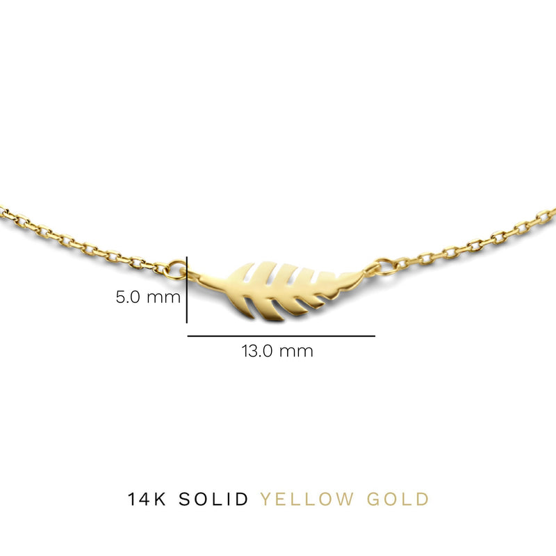 Isabel Bernard Monceau Giselle 14 karaat gouden armband IB320080-zoom-