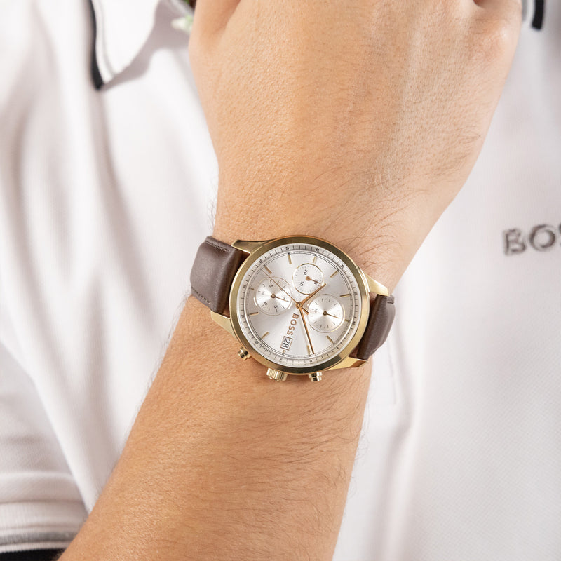 Hugo Boss Chronograaf Horloge 41 mm HB1514327-zoom-