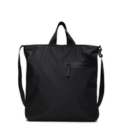 Rains Black Dash Tote Bag R16350-01