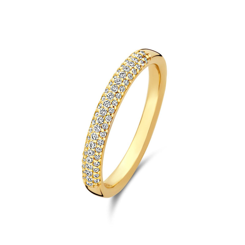 Isabel Bernard De la Paix Laure 14 Karat Gold Ring with Diamond 0.22 Carat IBD330035-58-zoom-