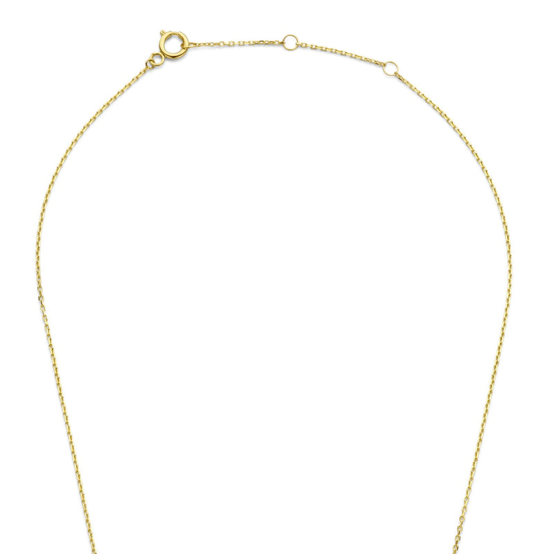 Isabel Bernard Cadeau d'Isabel 14 karaat gouden ketting en oorknopjes giftset met veertjes IB90186-zoom-