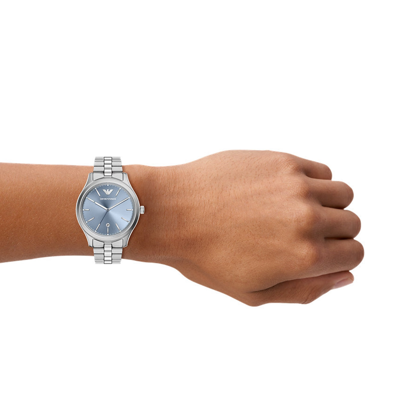 Emporio Armani Round Blue Dial Watch AR11748