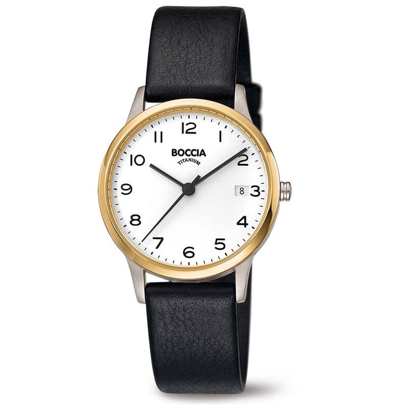 Boccia Titanium Wit Dames Horloge 2002-3310-04