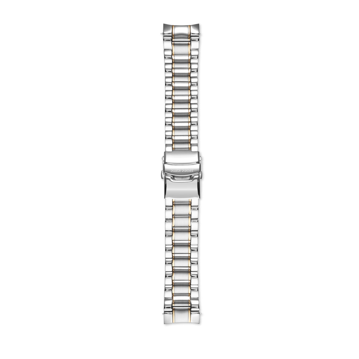 Mats Meier Strap 22mm Zilverkleurig/Goudkleurig MM43002