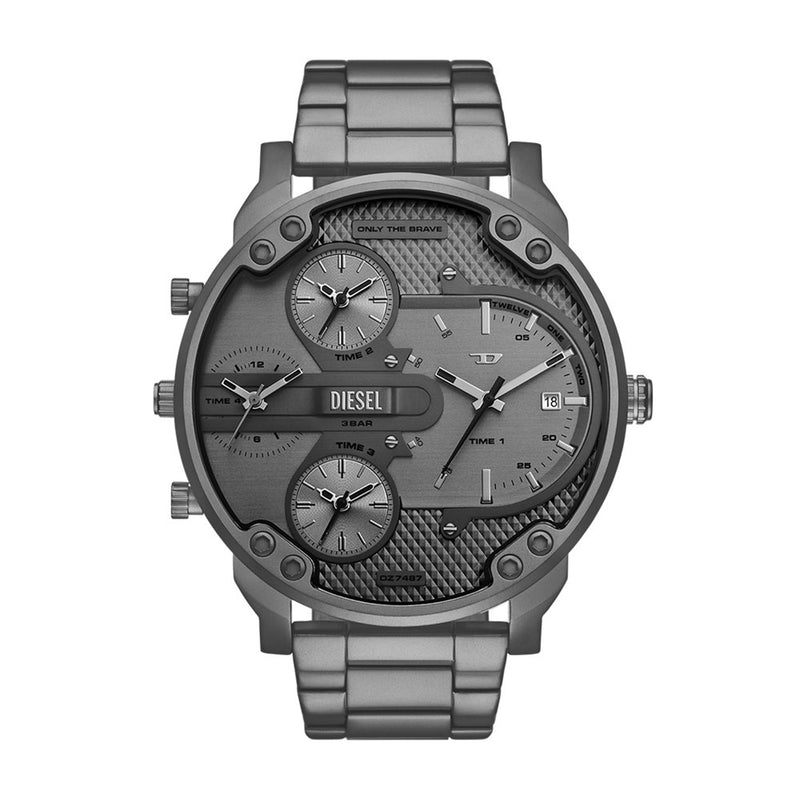 Diesel Mr. Daddy Slim Grey Men's Watch DZ7487-zoom-