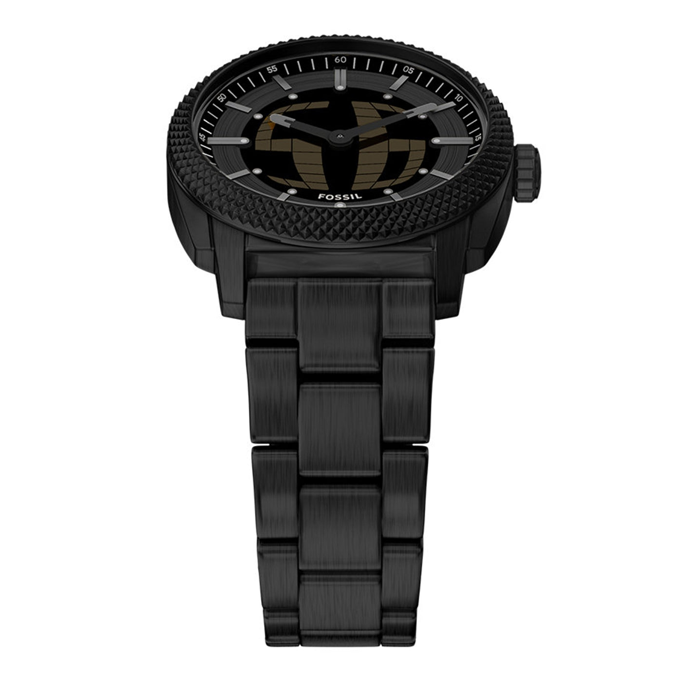 Fossil Machine Round Black Dial Watch FS6156