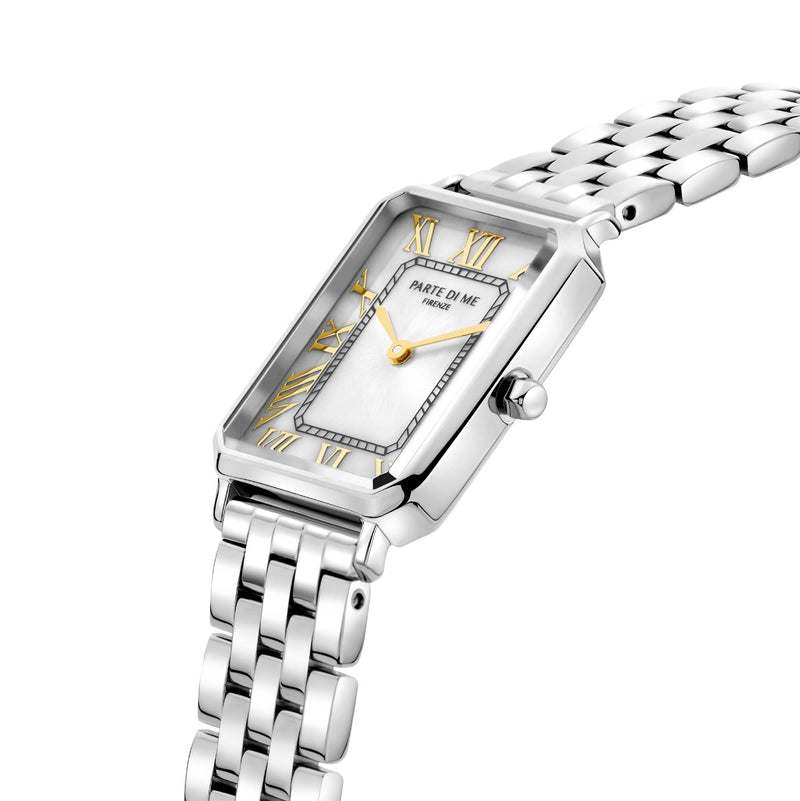 Parte di Me Orologio rectangular Dames Horloge Zilverkleurige PDM09019-zoom-