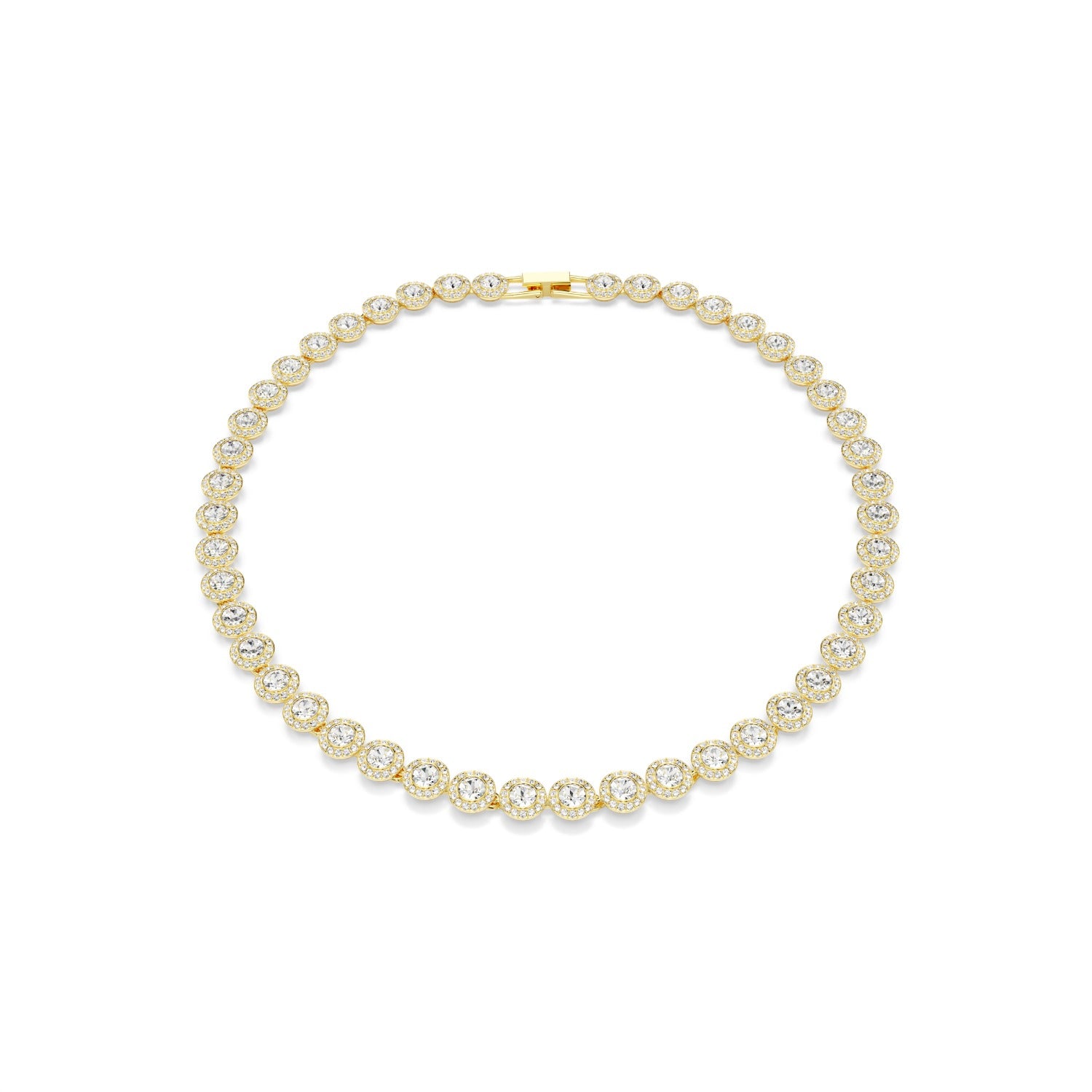 Swarovski Una Gold Coloured Angelic Necklace 5720505