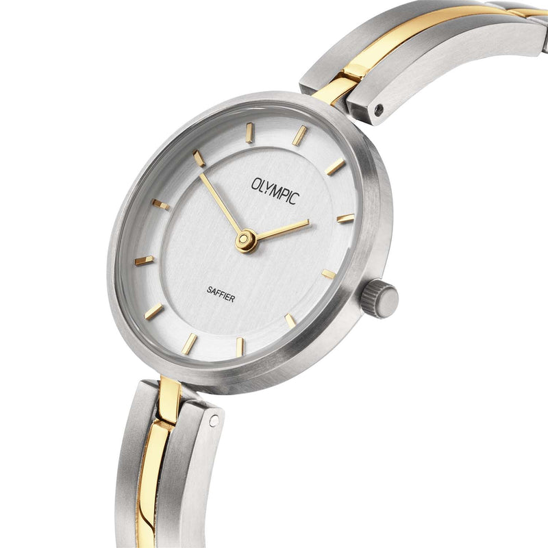 Olympic Titanium Zilverkleurig Dames Horloge 2002-OL1DTT003B-zoom-