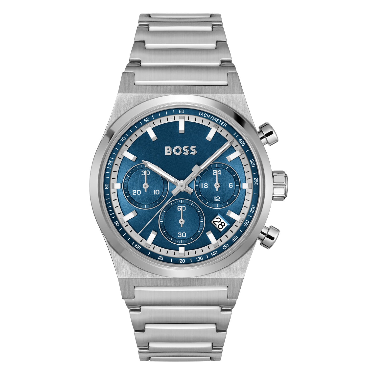 Hugo Boss CANDOR CHRONO Blauw Heren Horloge 2002-HB1514250