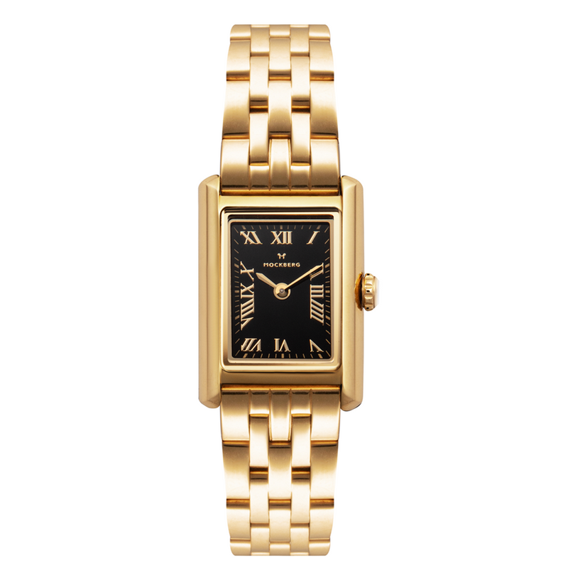 Mockberg Timeless Gold-coloured Noir Watch MO243-zoom-