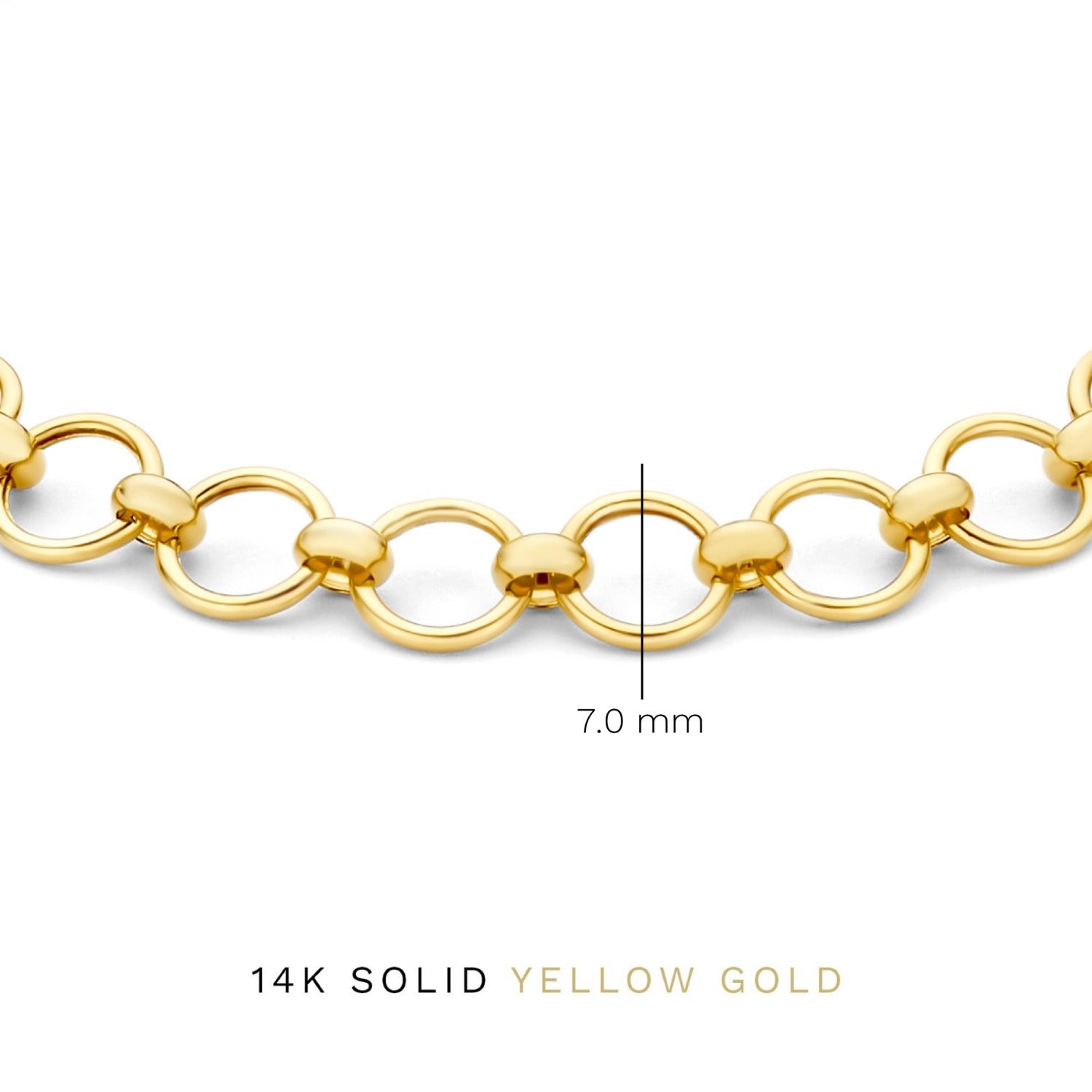 Isabel Bernard Cadeau d'Isabel 14 karat gold necklace and bracelet gift set IB90178