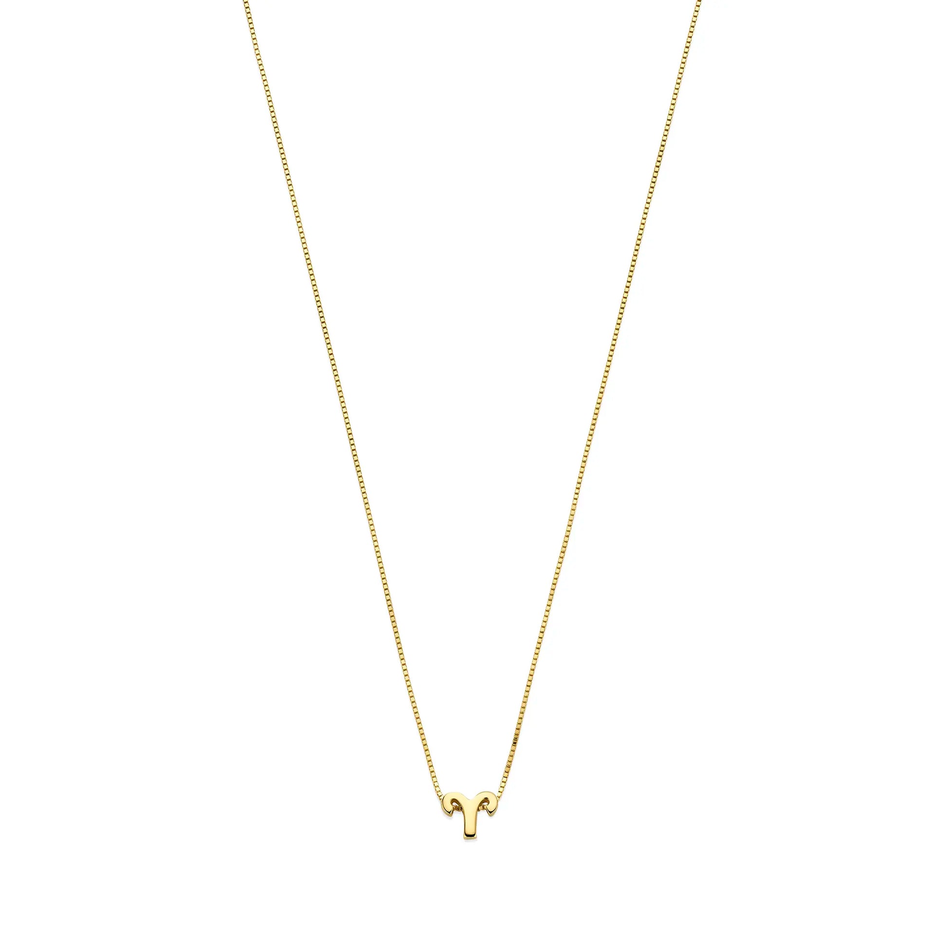 Isabel Bernard Étoiles d’Or Aries 14 Carat Gold Venetian Necklace With Horoscope IB340178