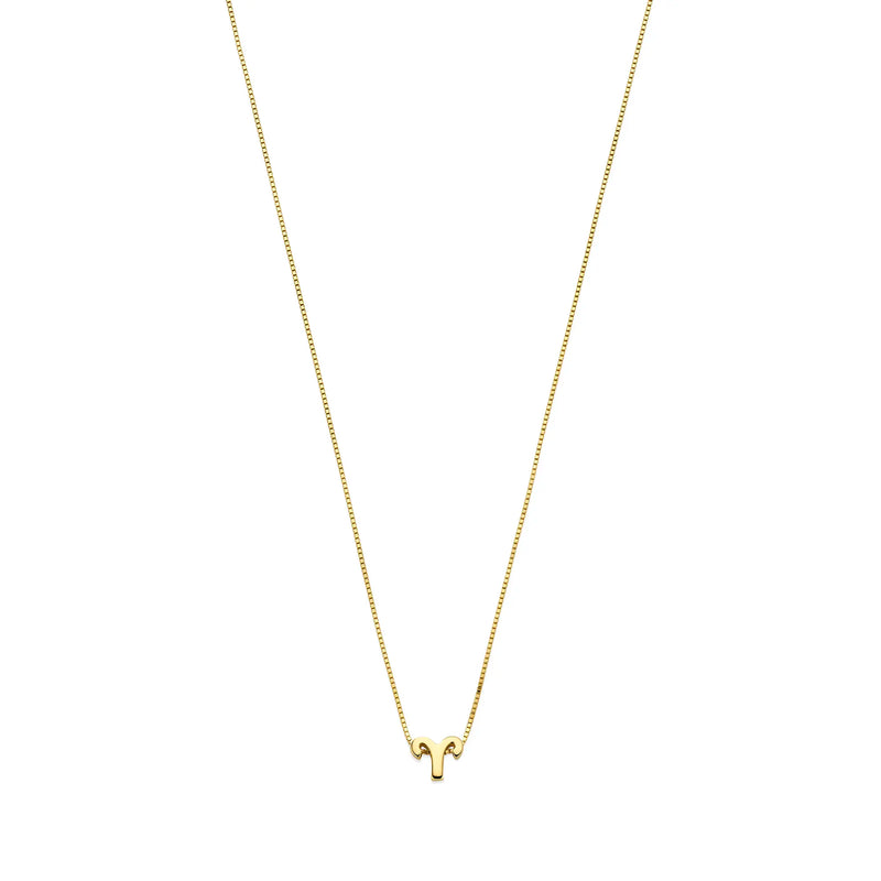 Isabel Bernard Étoiles d’Or Aries 14 Carat Gold Venetian Necklace With Horoscope IB340178-zoom-