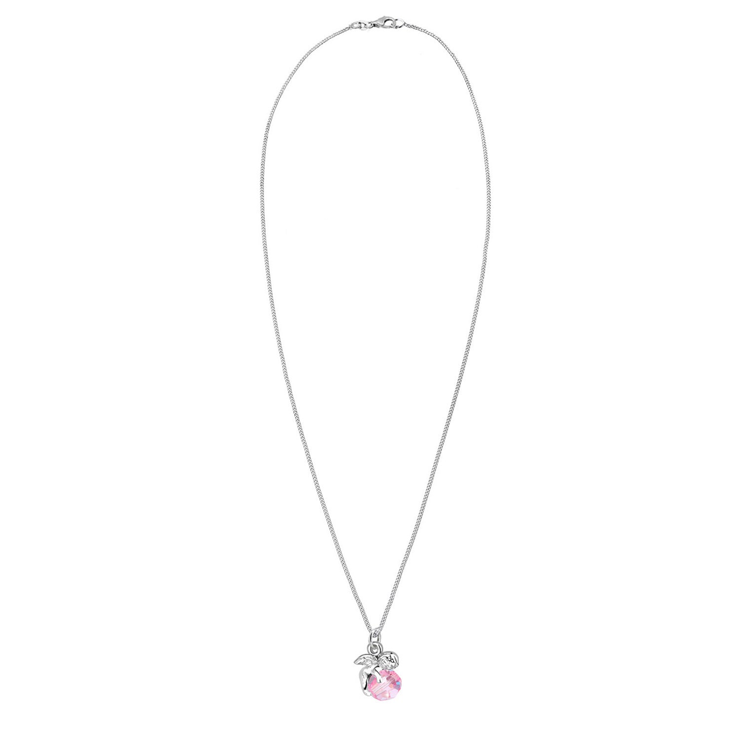 Elli 925 Sterling Silver Necklace with Crystal 2004-BF-0007780-001