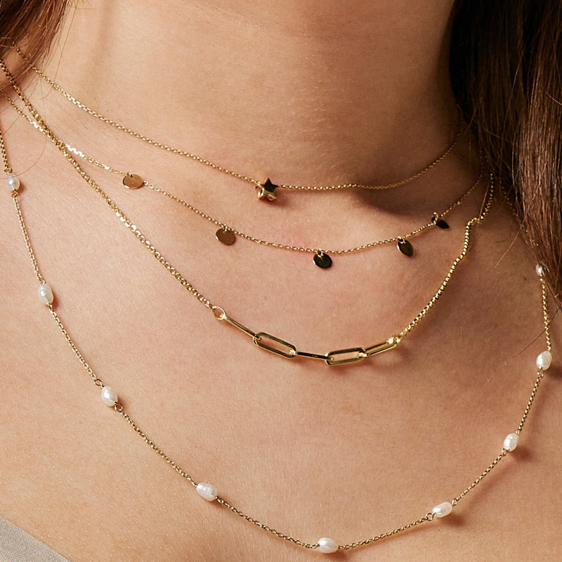 Jackie Gold 14K Golden Necklace JKN20.045-zoom-