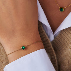 Violet Hamden Venus 925 Sterling Silver Gold-coloured BraceletwithBirthstone VH320010-JUN