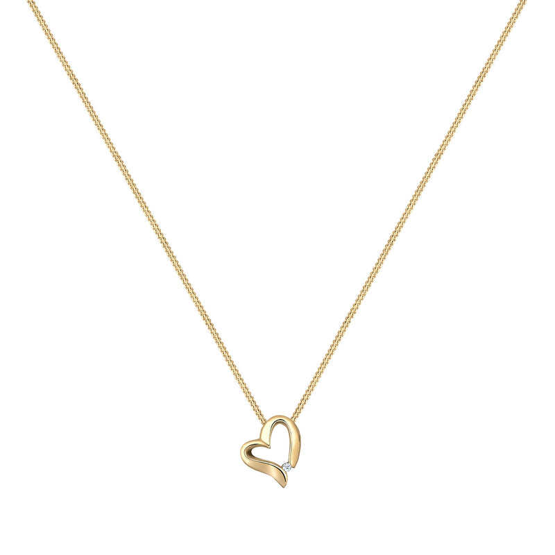Elli 925 Sterling Silver Necklace with Diamond (0.015 ct) 2004-BF-0008004-001-zoom-