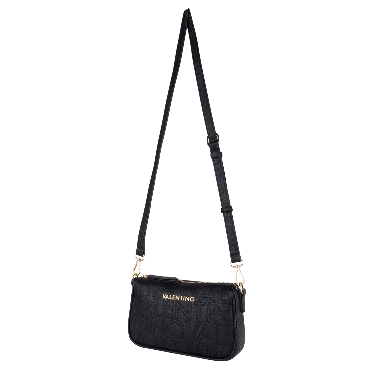 Valentino Bags Pansy Black Crossbody bag VBS8PG42NERO