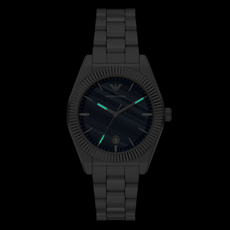 Emporio Armani Round Blue Dial Watch AR11758-zoom-