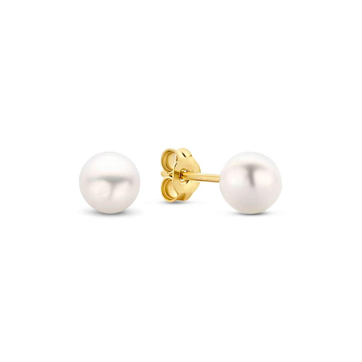 Beloro Jewels Monte Napoleone Perla 9 carat gold Ear Studs BO360004