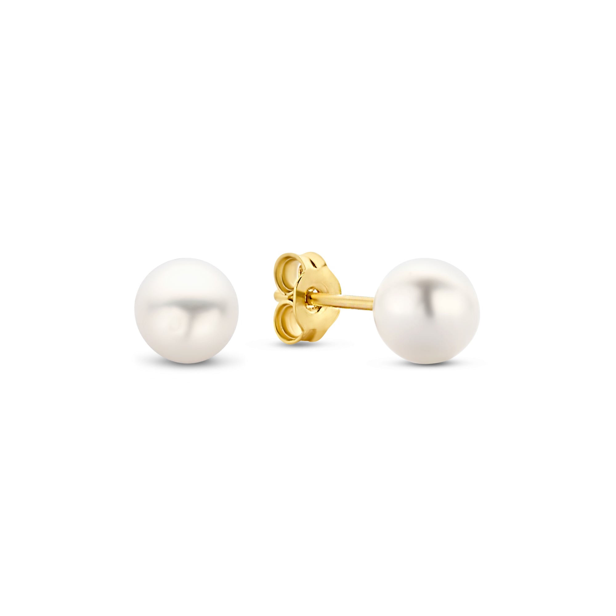 Beloro Jewels Monte Napoleone Perla 9 carat gold Ear Studs BO360004