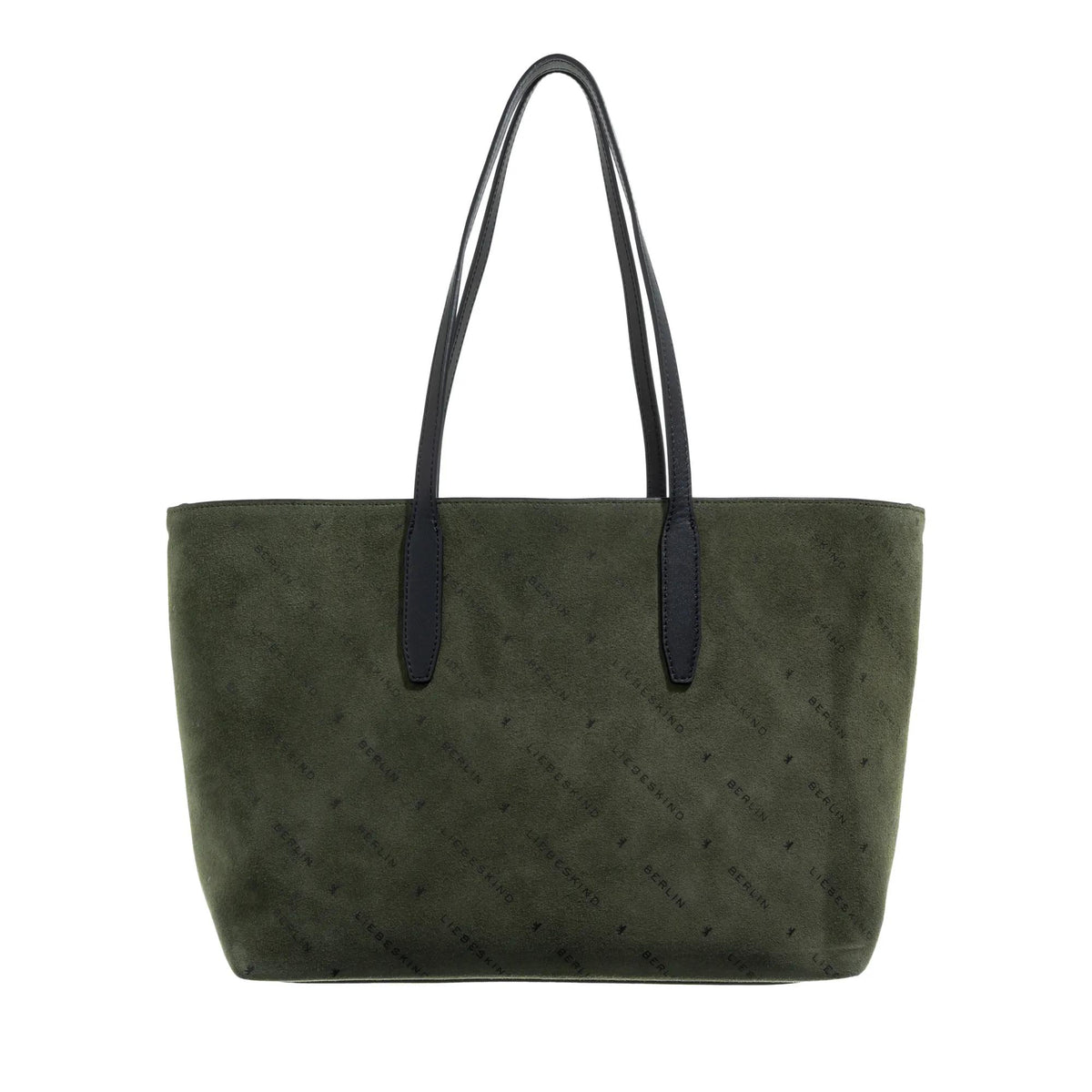 Liebeskind Berlin Monogram Green Leather Shopper 2001-A0616945