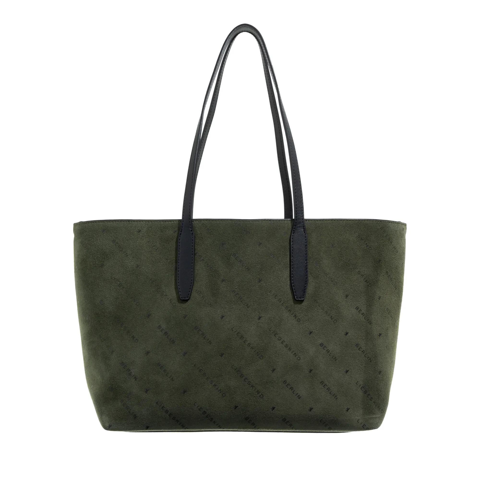 Liebeskind Berlin Monogram Green Leather Shopper 2001-A0616945