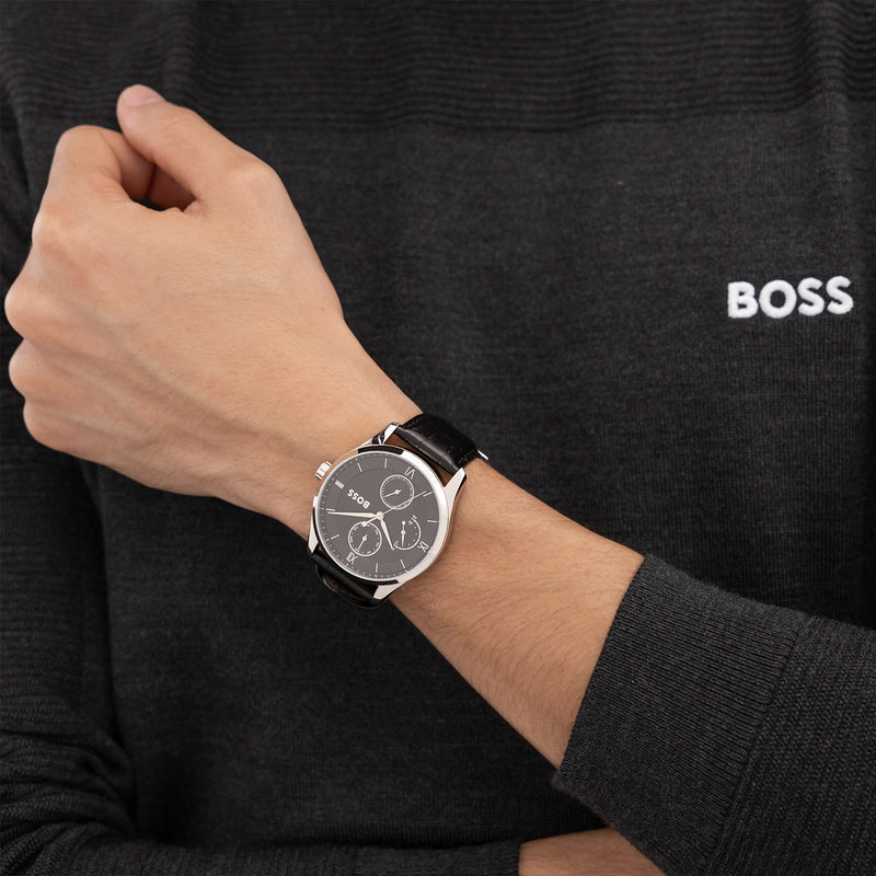 Hugo Boss Principle Master Silver Men's Watch HB1514272-zoom-