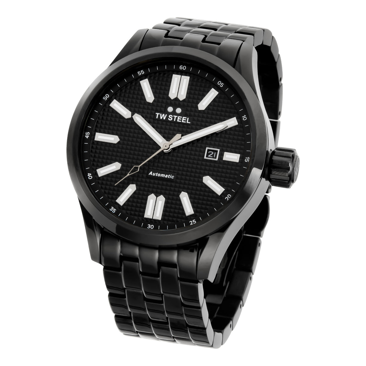 TW Steel Volante Zwart Heren Horloge 2002-TWVB12