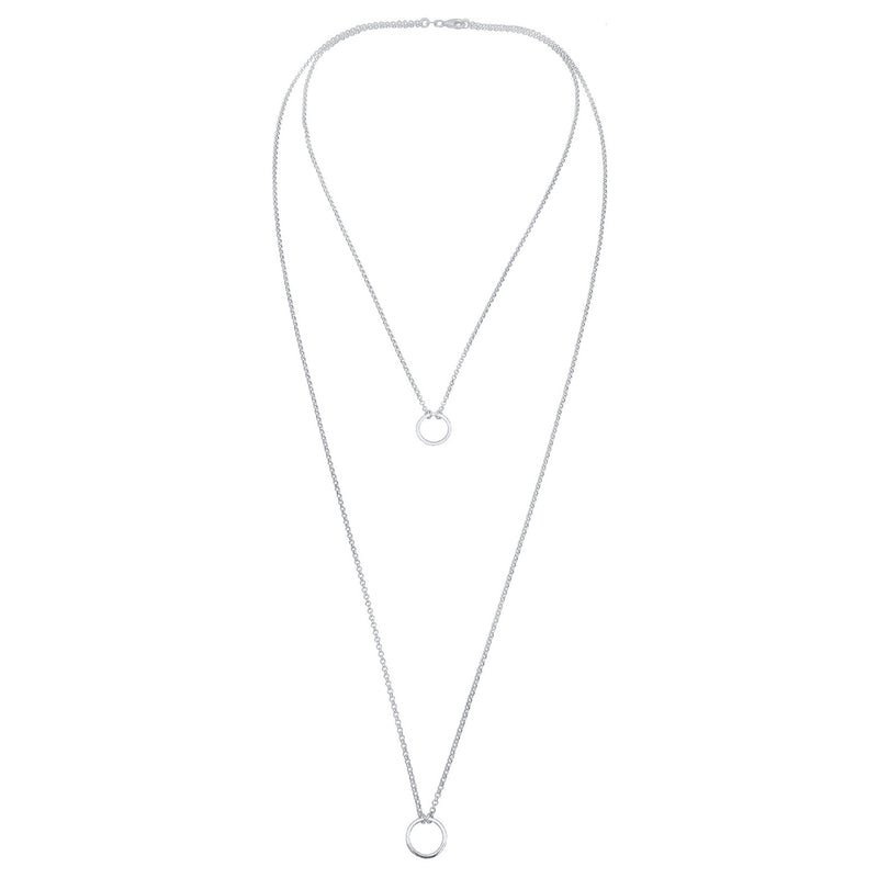 Elli 925 Sterling Silver Layered Link Chain Necklace 2004-BF-0007985-001-zoom-
