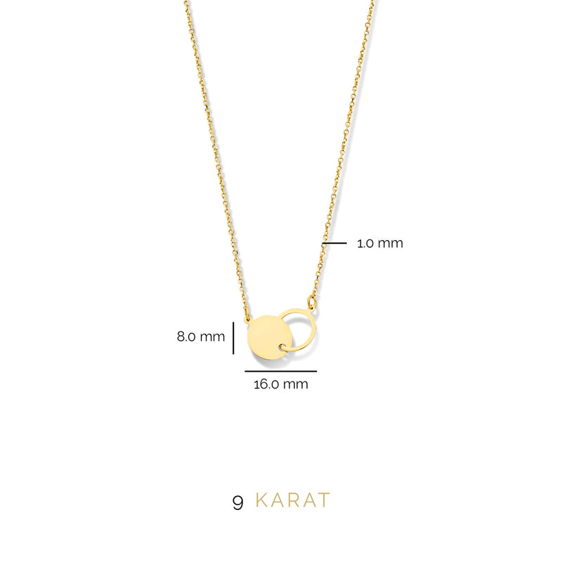 Beloro Jewels Regalo d'Amore 9 karaat ketting en armband giftset BO90001-zoom-