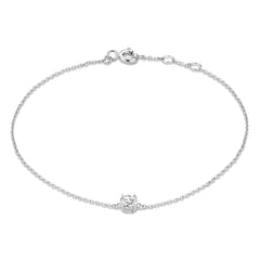Isabel Bernard Saint Germain Faïs 14 Carat Whitegold Bracelet IB320105 (Length: 16.50-18.50 cm)
